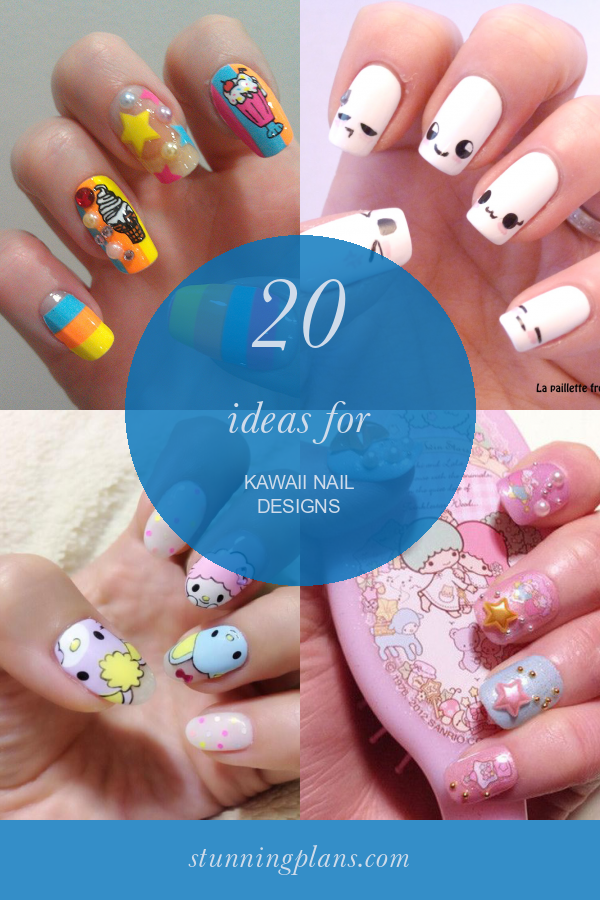 20 Ideas for Kawaii Nail Designs Home, Family, Style and Art Ideas